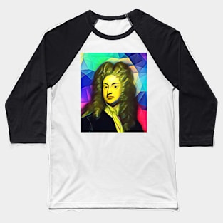 Joseph Addison Colourful Portrait | Joseph Addison Artwork 7 Baseball T-Shirt